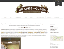 Tablet Screenshot of grapestoglass.com